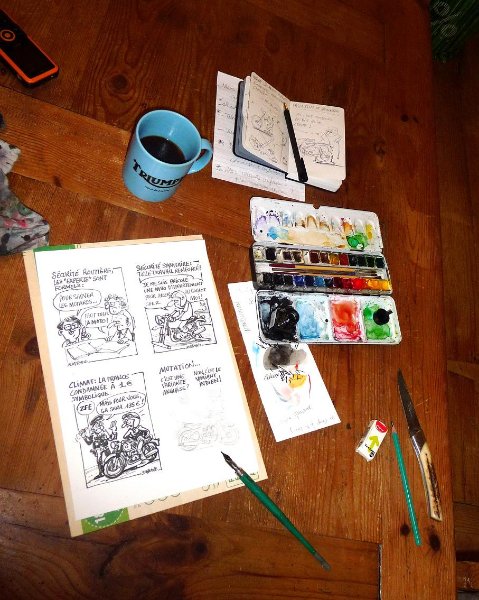 réalisation de dessins, encrage.JPG
