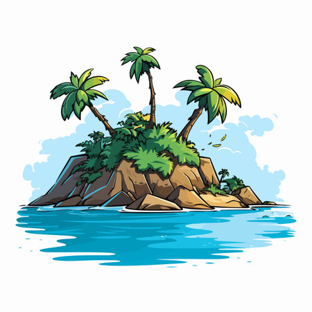 220714349-illustration-vectorielle-plate-de-l-île-dessin-à-la-main-de-l-île-dessin-illustration-vectorielle.jpg